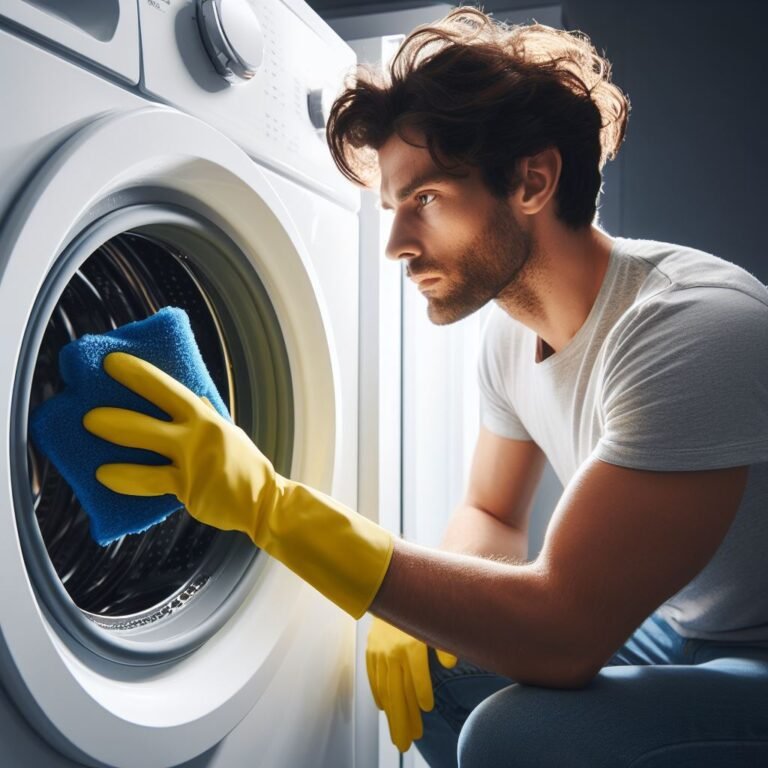 how to clean ge front load washer