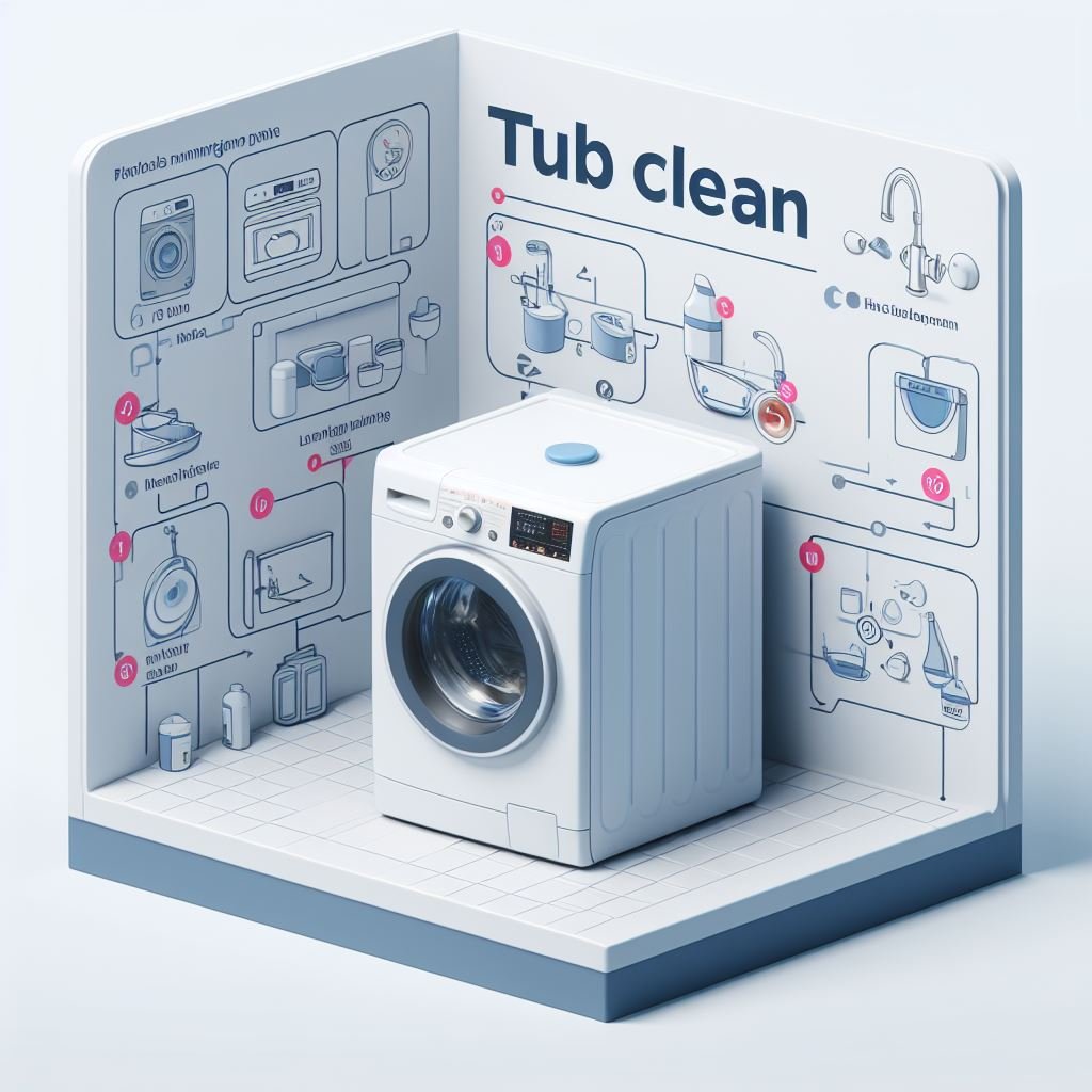 how to use tub clean on lgwasher