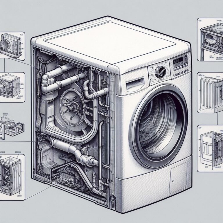 where is the filter on my ge washing machine